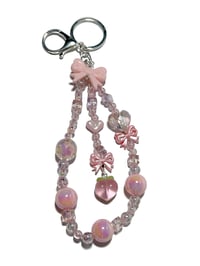 Image 2 of 1PC. OOAK ACRYLIC/RESIN BEADED KEY RING LANYARD/ PURSE SWAG/CELL PHONE SWAG