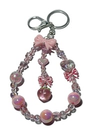 Image 6 of 1PC. OOAK ACRYLIC/RESIN BEADED KEY RING LANYARD/ PURSE SWAG/CELL PHONE SWAG