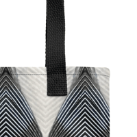 Image 5 of Blue Jay Feathers Tote Bag - White Accents