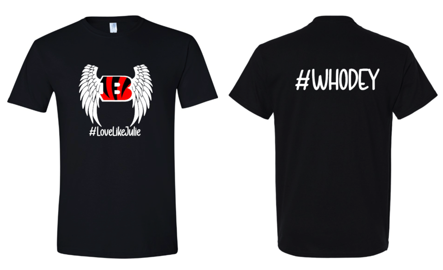 Image of #LoveLikeJulie Memorial Bengals T-Shirt