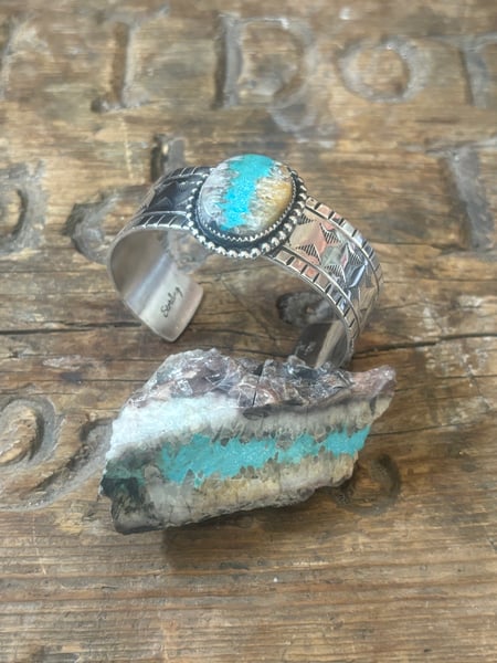 Image of Bisbee in Quartz Stamped Bracelet