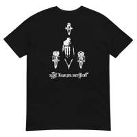 Image 4 of what have you sacrificed logo tee