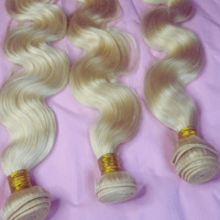 Image 2 of 613 *Blonde* Premium Virgin Bodywave Hair Bundles