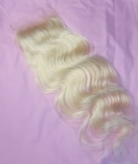Image 1 of 613 *Blonde * 5x5 HD Bodywave Closure 