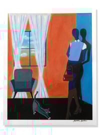 Image 2 of "Me and My Shadow" (Painted Print)