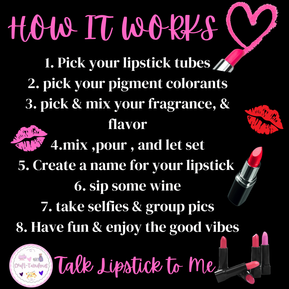 Image of Talk lipstick to me Galentines private party