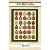 Image 1 of I LIKE BIG BAUBLES Quilt Pattern  72"x 95" and 10" Precut Friendly