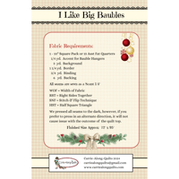 Image 2 of I LIKE BIG BAUBLES Quilt Pattern  72"x 95" and 10" Precut Friendly