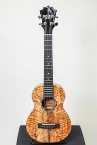 Image 1 of Shop Order KoAloha KTMR-00 Curly Spalted Mango Rosette Tenor Gloss