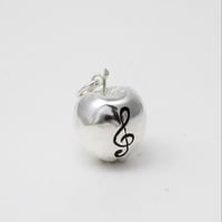 Image 4 of Apple treble clef necklace 