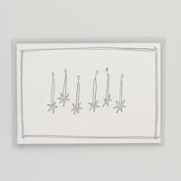 Birthday Candles - Hand Finished Card