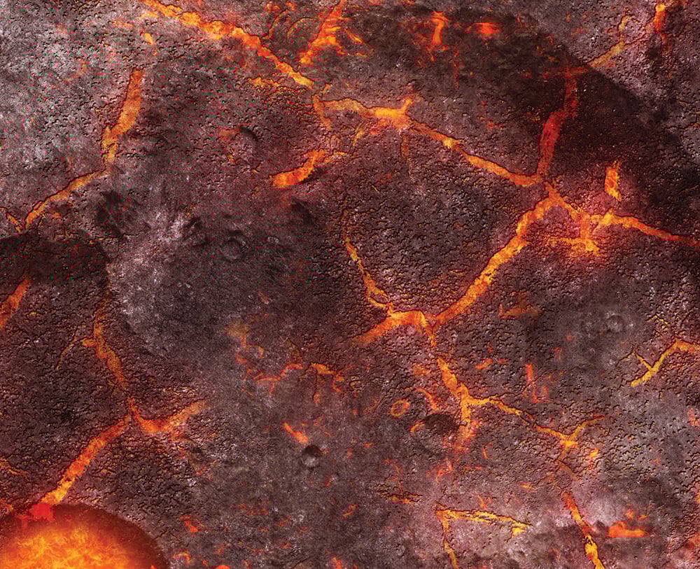 Image of Lava World  — #2450 — 6’ x 4’ plus 