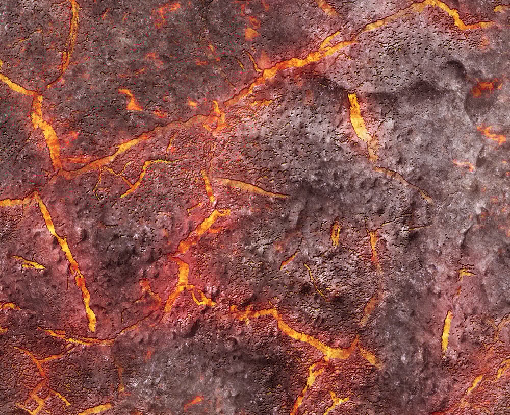 Image of Lava World  — #2450 — 6’ x 4’ plus 
