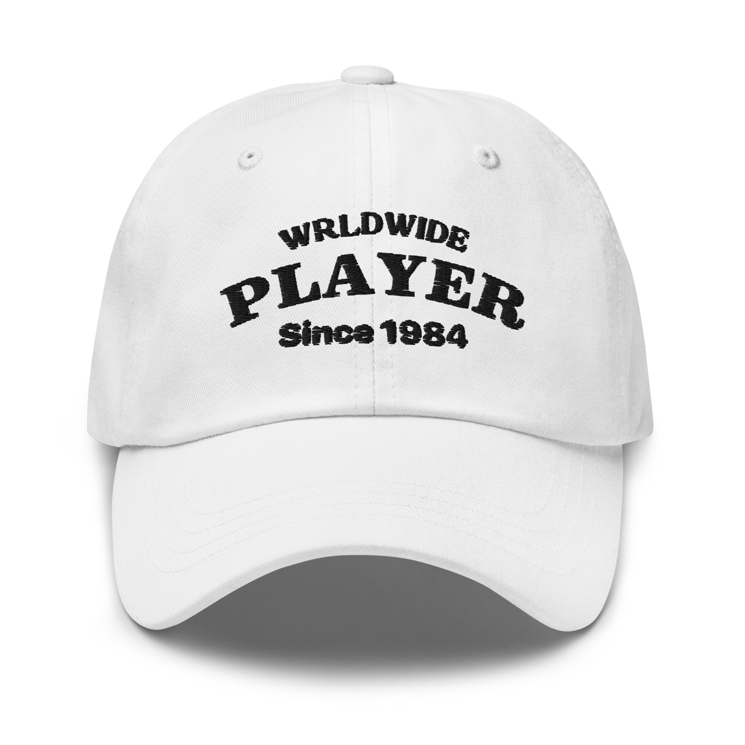 WRLDWIDE PLAYER Blk Dad Hat | dkrolla67