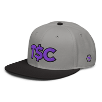 Image 3 of Da Purple Hulk (blkoutline) Snapback Hat