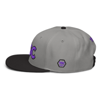 Image 4 of Da Purple Hulk (blkoutline) Snapback Hat