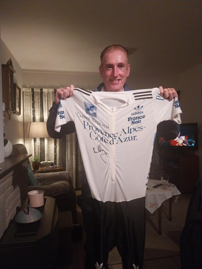 Sean Kelly - 1987 - Paris-Nice leader’s TT skinsuit