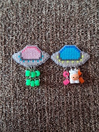 Image 1 of Stitched UFO Pin