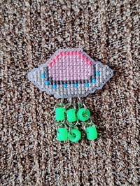 Image 3 of Stitched UFO Pin