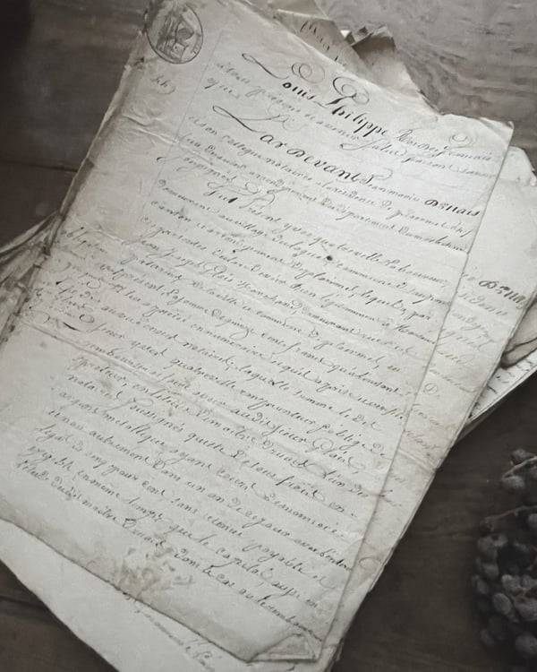 Image of Old French Documents 