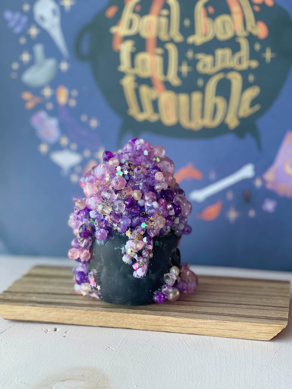 Image of Mini Purple Bubble Cauldron