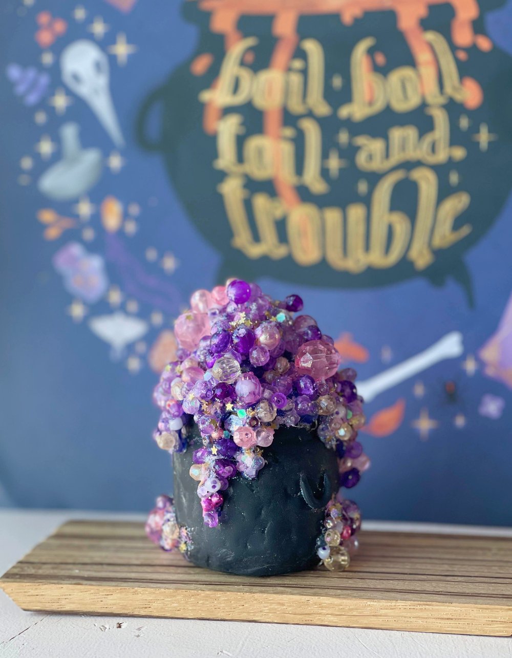 Image of Mini Purple Bubble Cauldron