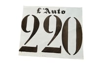 Image 1 of Very rare and authentic "l'Auto" Tour de France cycling bib from the 1930s 
