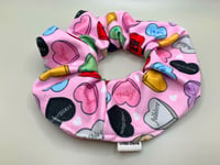 Image 1 of Eras Candy Hearts Scrunchie