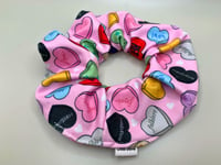 Image 2 of Eras Candy Hearts Scrunchie