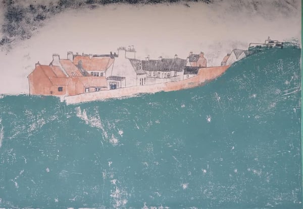 Image of 'Storm Lifting, Dunbar' **REDUCED