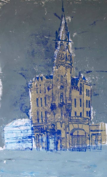 Image of 'Glasgow Blind Asylum Blue'