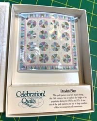 Image 1 of Celebration of American Quilts Ornament-Dresden Plate