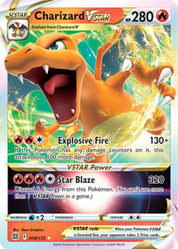 Charizard VSTAR - SWSH09: Brilliant Stars - Near Mint