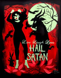 Hail Satan - Super Extra Large 16x20