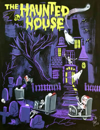 The Haunted House - Super Extra Large 16x20