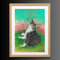 Image 5 of Framed custom pet  portrait 