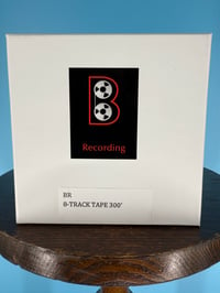 Image 1 of Burlington Recording 8-Track Tape 1/4" x 300' Lubricated Tape Graphite Backcoated 5" Plastic Reel 1M