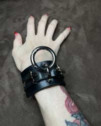 Image 1 of Fiendish Priest Cuffs Silver Ready to ship