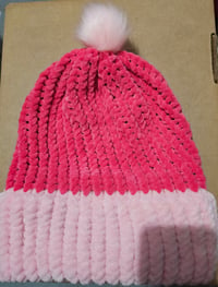 Handmade Loomed Warm and Cozy Winter Hat.