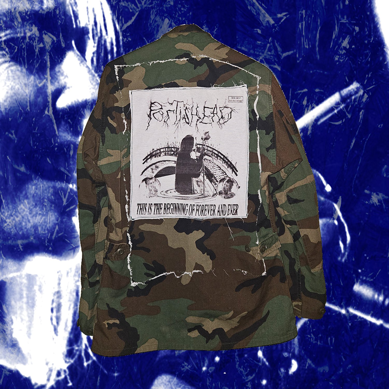 Image of this is the beginning of forever and ever (small camo jacket)