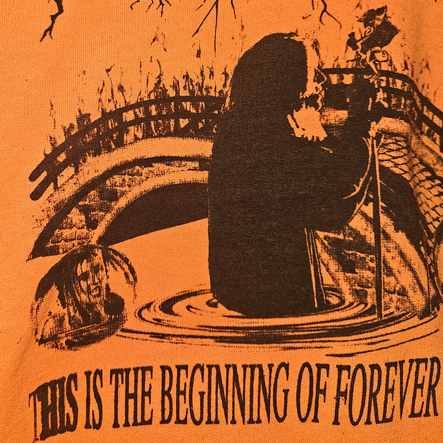 Image of this is the beginning of forever and ever (med hoodie)