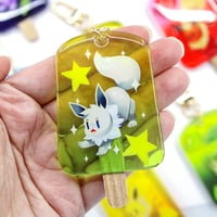 Image 5 of Eeveelution Ice Pop Acrylic Charms