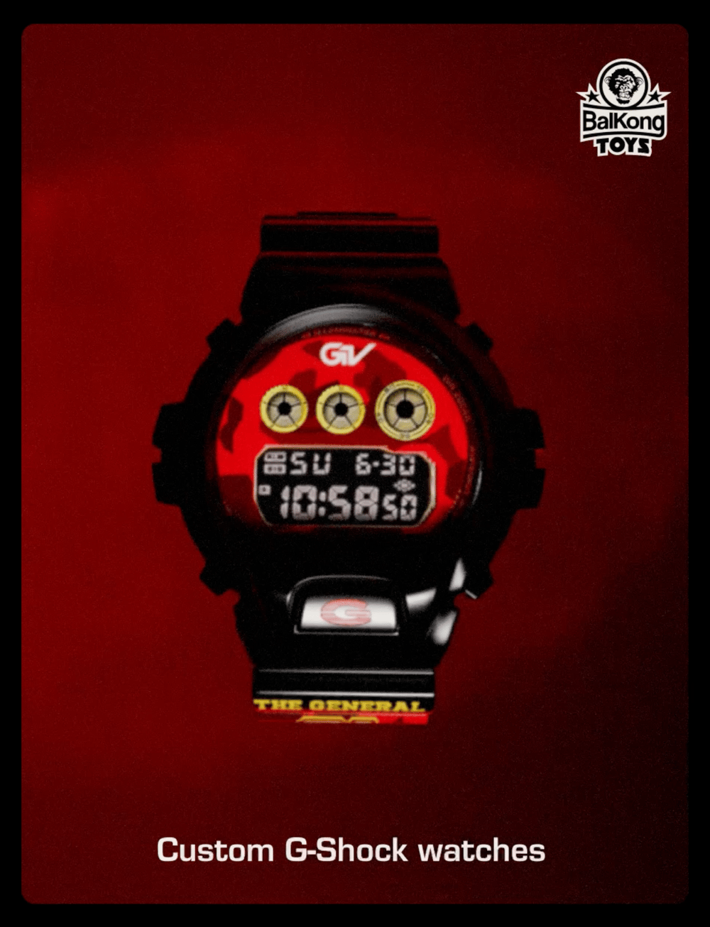 Greivis Vasquez Custom G-Shock - LIMITED EDITION - "The General"