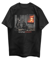 nanophage research - lab 1 explosion t-shirt