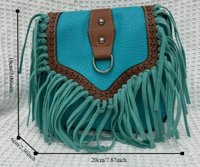 Image 2 of Teal handbag