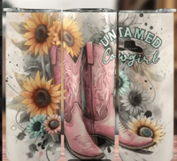 Image 1 of Untamed Cowgirl small tumbler 