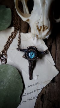 Image 4 of Cat Bone and Labradorite Amulet