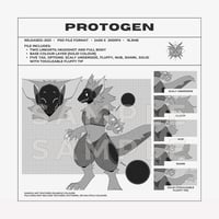 PROTOGEN LINEART TEMPLATE