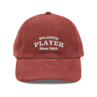 Image 2 of WRLDWIDE PLAYER Vintage Corduroy Cap