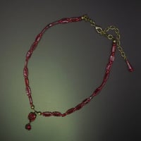 Image 1 of Red Candlelight Choker